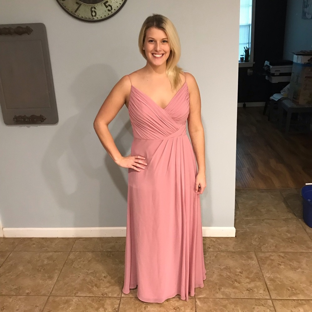 Mauve bridesmaid/prom dress